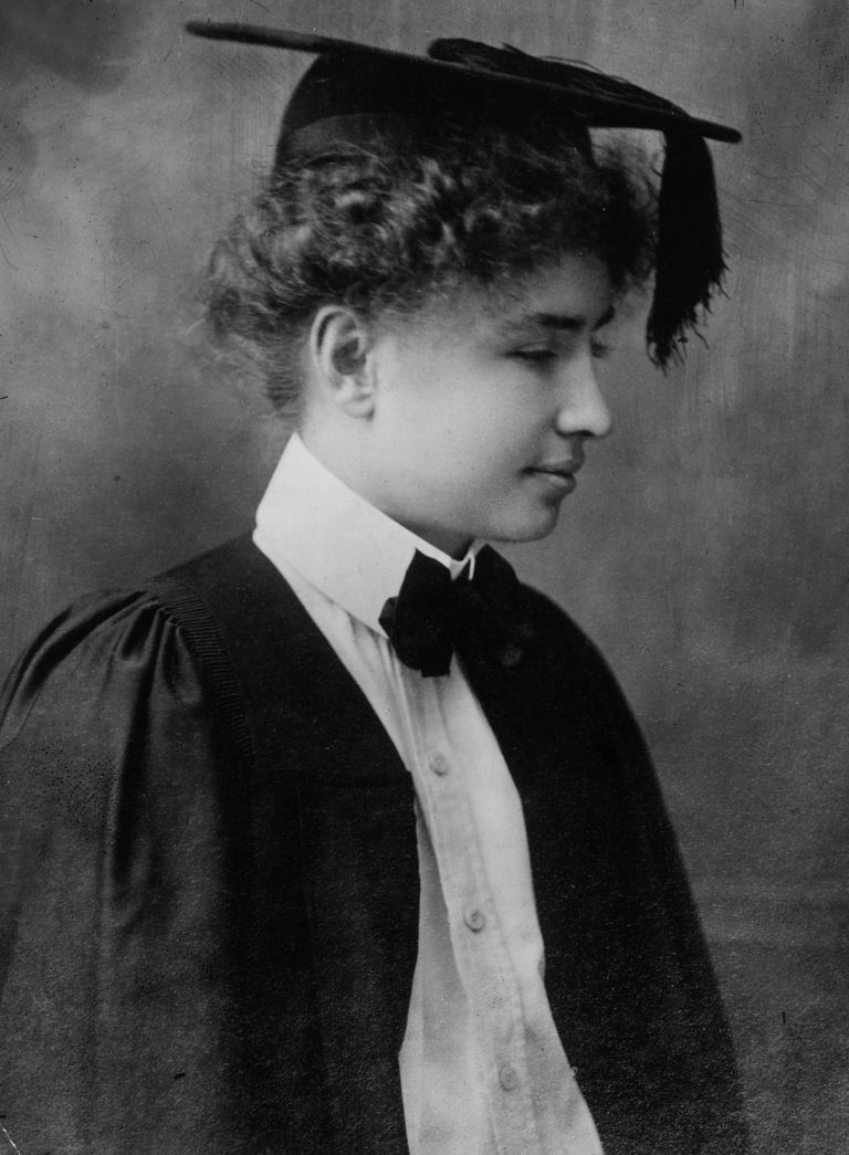 Helen Keller graduation from college